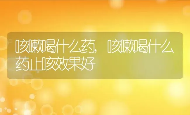 咳嗽喝什么药,咳嗽喝什么药止咳效果好 | 养殖资料