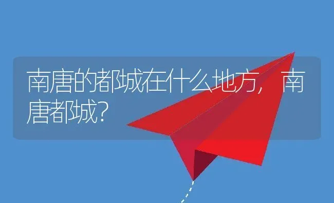 南唐的都城在什么地方,南唐都城？ | 养殖科普