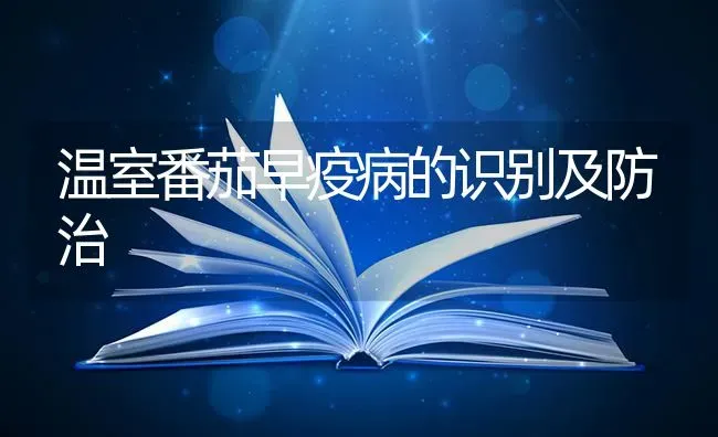 温室番茄早疫病的识别及防治 | 养殖技术大全