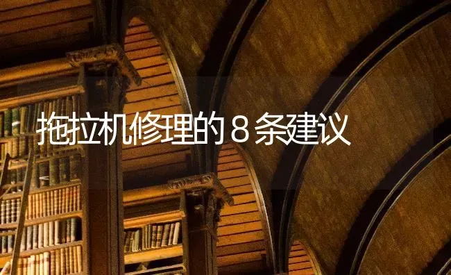 拖拉机修理的８条建议 | 养殖技术大全