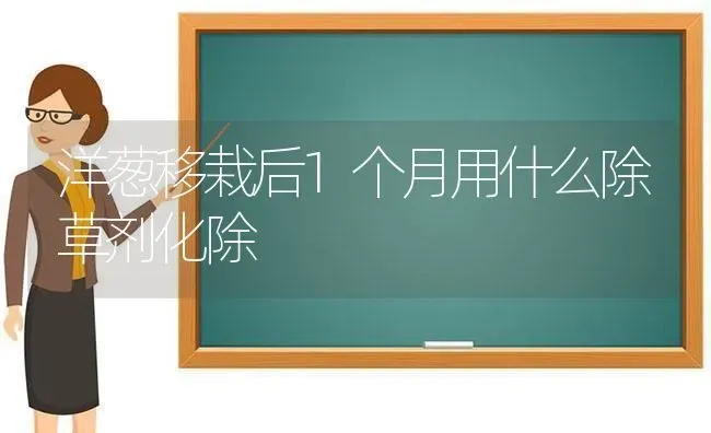洋葱移栽后1个月用什么除草剂化除 | 养殖知识