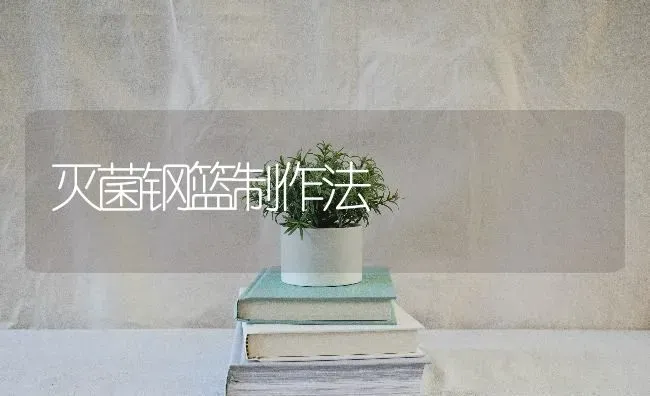 灭菌钢篮制作法 | 养殖技术大全