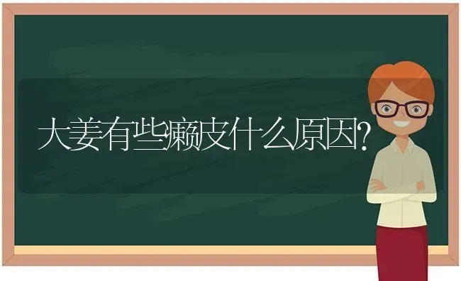 大姜有些癞皮什么原因? | 养殖知识