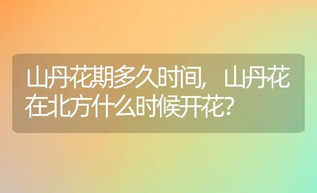 山丹花期多久时间,山丹花在北方什么时候开花？ | 养殖科普