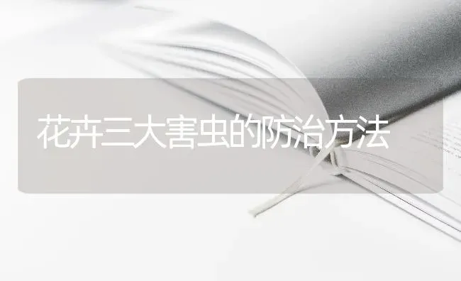 花卉三大害虫的防治方法 | 养殖技术大全