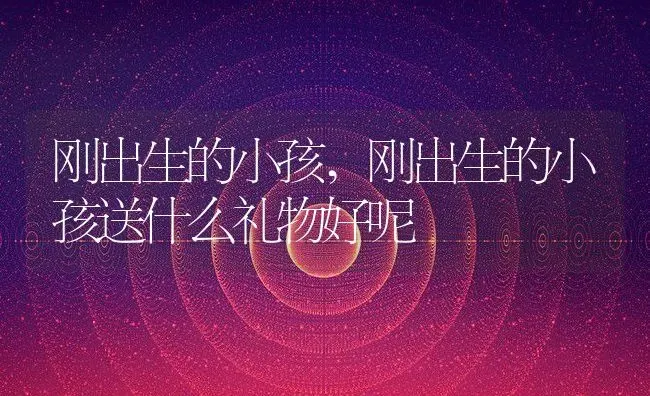 刚出生的小孩,刚出生的小孩送什么礼物好呢 | 养殖资料