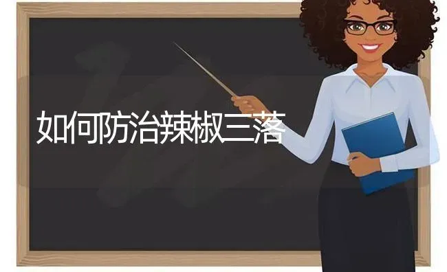 如何防治辣椒三落 | 养殖技术大全