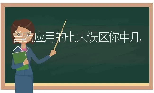 兽药应用的七大误区你中几个? | 养殖技术大全