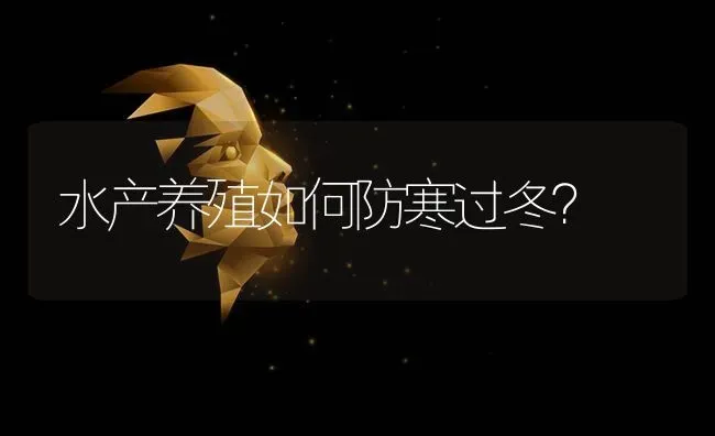 水产养殖如何防寒过冬? | 养殖知识