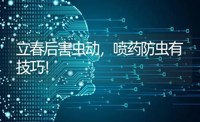 立春后害虫动,喷药防虫有技巧！ | 养殖技术大全