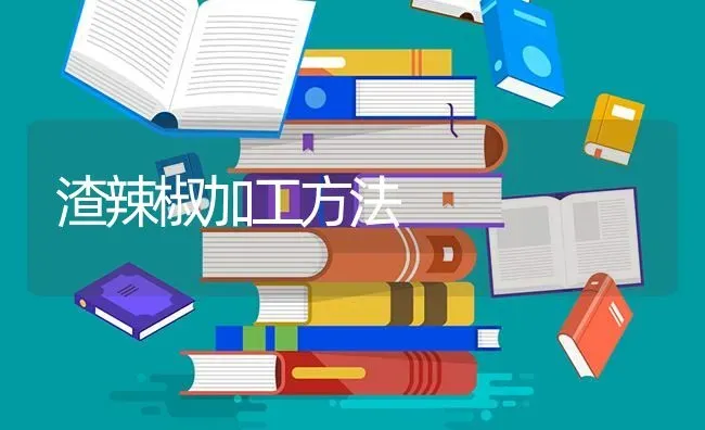 渣辣椒加工方法 | 养殖知识