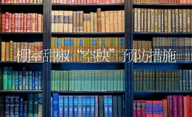 棚室甜椒“空秧”预防措施 | 养殖知识