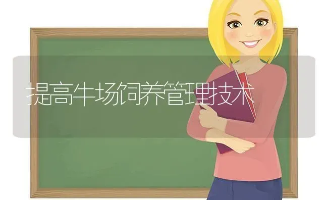 提高牛场饲养管理技术 | 养殖技术大全