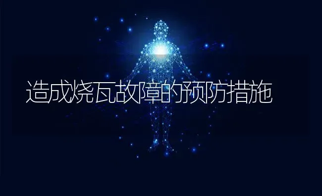 造成烧瓦故障的预防措施 | 养殖技术大全