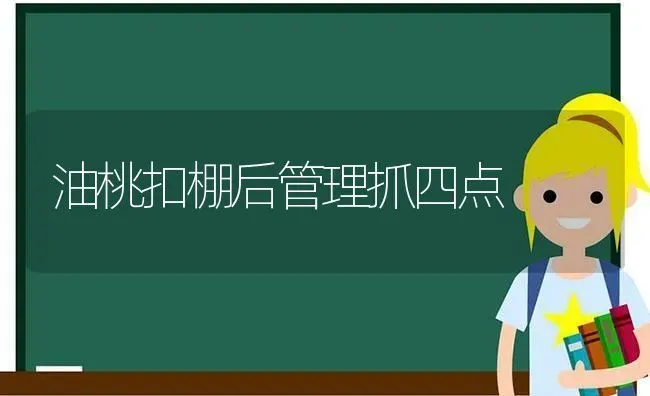 油桃扣棚后管理抓四点 | 养殖技术大全