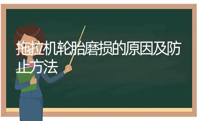 拖拉机轮胎磨损的原因及防止方法 | 养殖技术大全