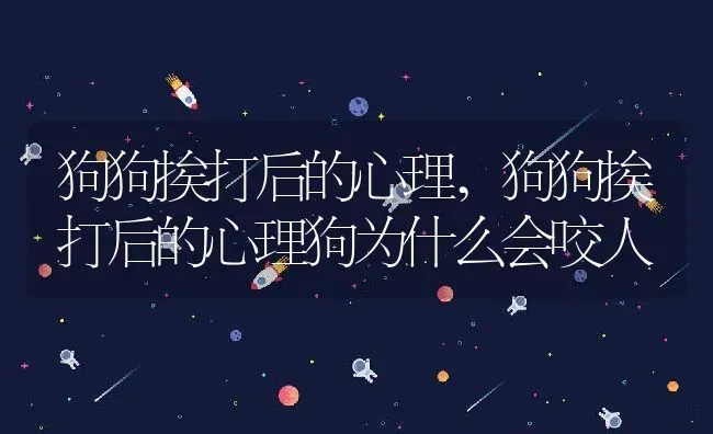 狗狗挨打后的心理,狗狗挨打后的心理狗为什么会咬人 | 养殖资料
