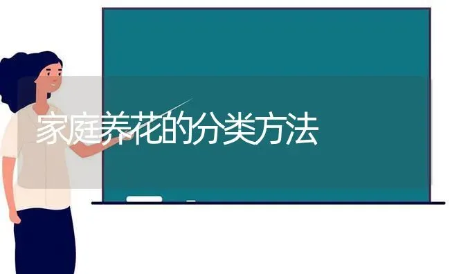 家庭养花的分类方法 | 养殖技术大全