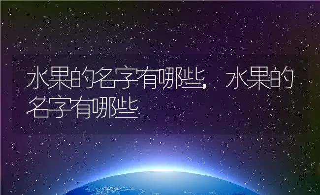 水果的名字有哪些,水果的名字有哪些 | 养殖科普