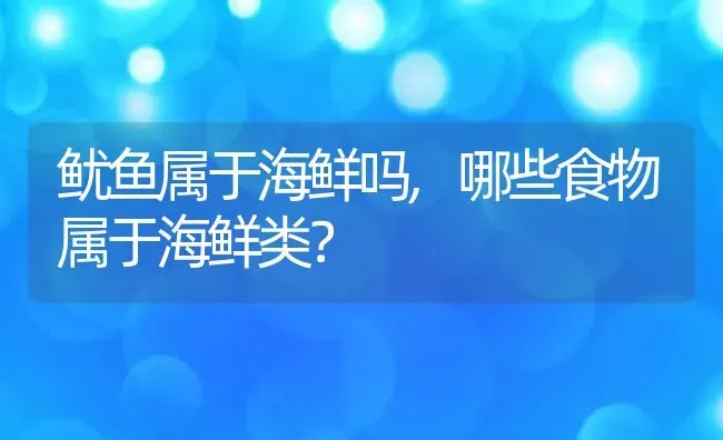 鱿鱼属于海鲜吗,哪些食物属于海鲜类？ | 养殖科普