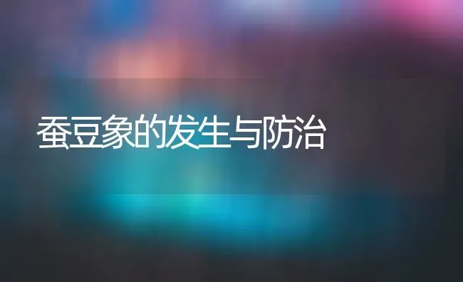 蚕豆象的发生与防治 | 养殖技术大全