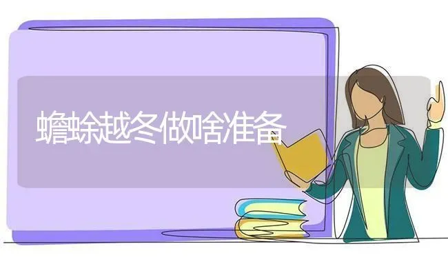 蟾蜍越冬做啥准备 | 养殖知识