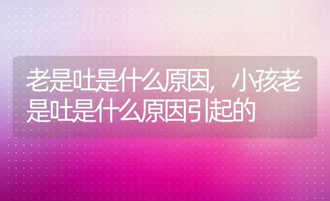 老是吐是什么原因,小孩老是吐是什么原因引起的 | 养殖资料