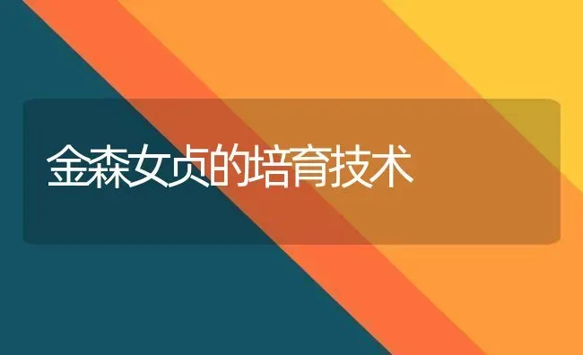 金森女贞的培育技术 | 养殖知识