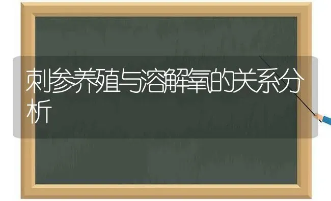 刺参养殖与溶解氧的关系分析 | 养殖知识