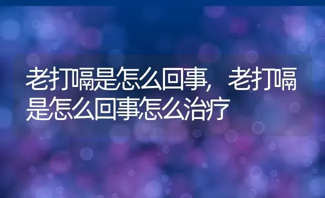 老打嗝是怎么回事,老打嗝是怎么回事怎么治疗 | 养殖资料