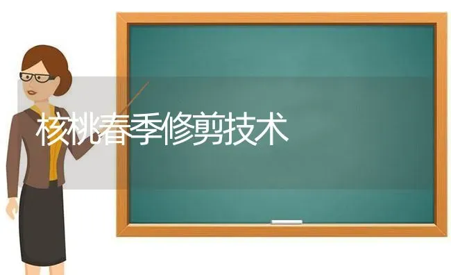 核桃春季修剪技术 | 养殖技术大全