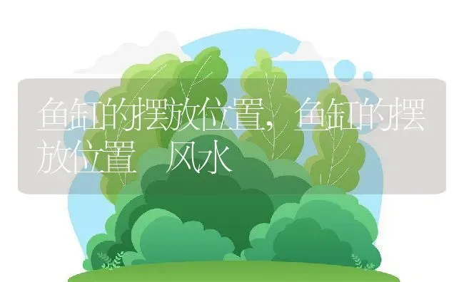 鱼缸的摆放位置,鱼缸的摆放位置 风水 | 养殖资料