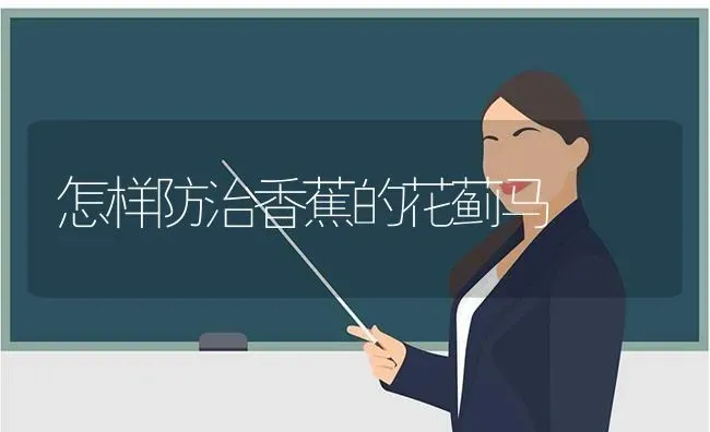 怎样防治香蕉的花蓟马 | 养殖知识