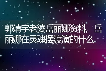 郭靖宇老婆岳丽娜资料