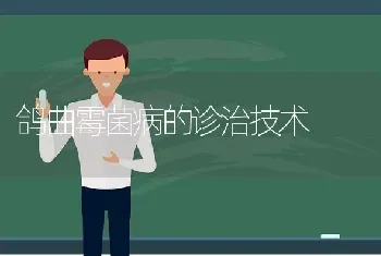 鸽曲霉菌病的诊治技术