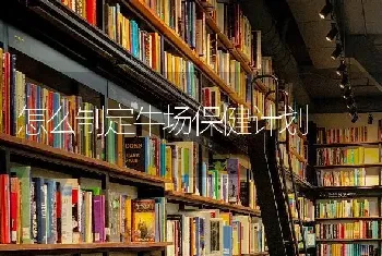 怎么制定牛场保健计划