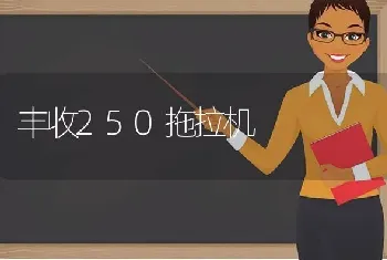 丰收250拖拉机