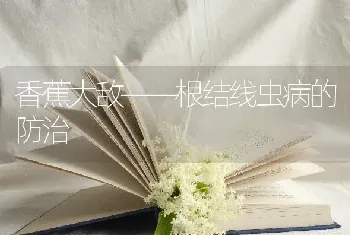 香蕉大敌——根结线虫病的防治