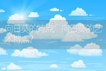 向日葵的特点