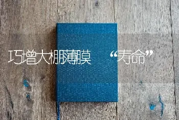 巧增大棚薄膜 “寿命”