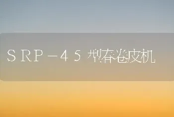 SRP-45型春卷皮机